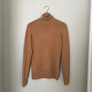 French Connection tan turtleneck sweater